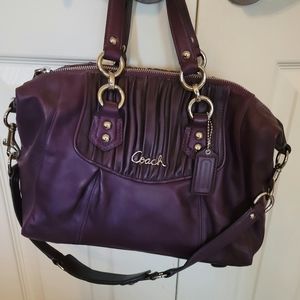 Coach leather bag
